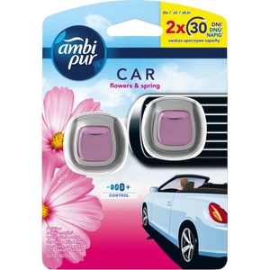 Ambi Pur Аромат за кола Ambi Pur Car 2x2ml цветя и пролет