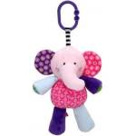  Музикална играчка Lorelli Toys - Слонче, розово (10191440005)