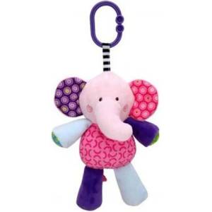  Музикална играчка Lorelli Toys - Слонче, розово (10191440005)