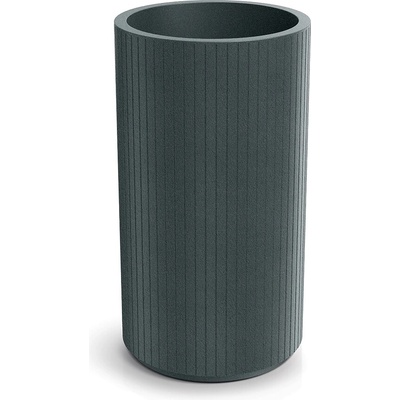 Prosperplast Kvetináč Coros Round High grafitový, 40 cm