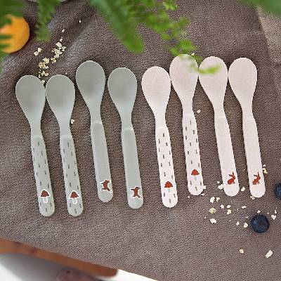 Spoon Set PP/Cellulose Happy Fruits cherry