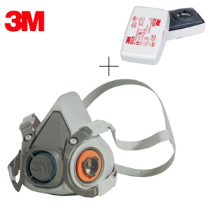 3M Полумаска 3M 6000 + филтри 6035 P3 - защита от прах (Combo 6000+6035)