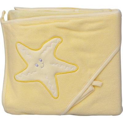 Scarlett Froté uterák hviezda s kapucňou žltá