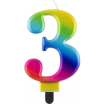 Godan Рождена свещ във форма на дъга, 8 см - 3 (pf-scg3)