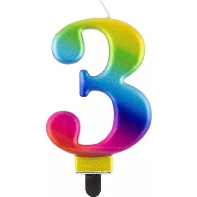 Godan Рождена свещ във форма на дъга, 8 см - 3 (pf-scg3)