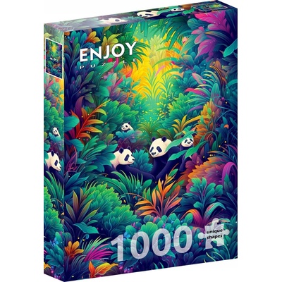 Enjoy Velké pandy v džungli 1000 dílků