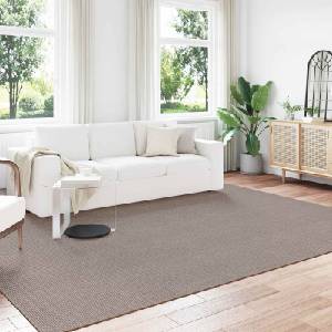 vidaXL Килим за вътрешно помещение LUGO Крем и Тауpe 200 x 280 см (42022692)