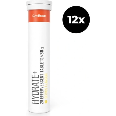 GymBeam Vitamin C + Zinok šumivý 12 x 20 tab