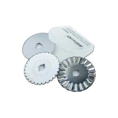Sada KW-triO 3 nožů SB001 pro řezací kolečko 03804 průměr 45mm rovný vlnky perforace – Zboží Dáma