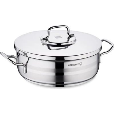 KORKMAZ Hrnec 3,5L s poklicí 24 cm ASTRA plynová indukce