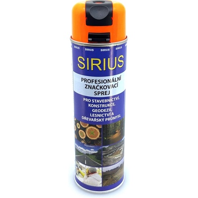 Sirius značkovací sprej 500 ml oranžový