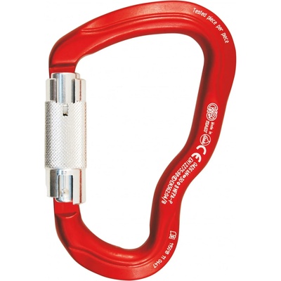 Kong Карабинер за виа ферата Kong Ferrata Autoblock Via ferrata carabiner - Red / Silver / Silver (360-0032-0111)