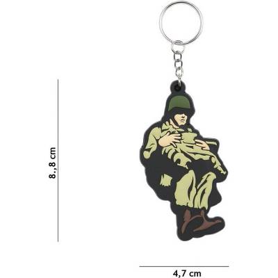 FOSTEX GARMENTS Klíčenka 3D PVC WWII Paratrooper