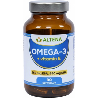 Finclub ALTENA Omega-3 + vitamín E 90 kapsúl
