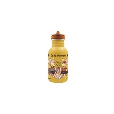 Laken dětská nerezová láhev S MOTIVEM 500 ml Žlutá myši