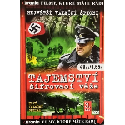Tajemství šifrovací věže 3. díl DVD pošetka
