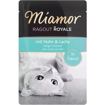 Miamor Ragout Royal kura a losos v omáčke 100 g