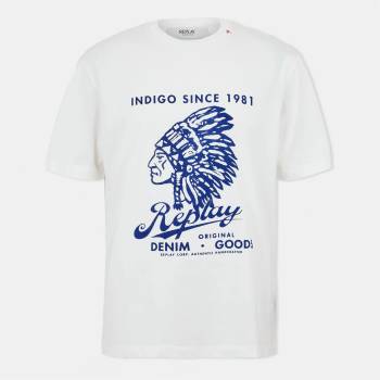 Replay Тениска Replay Men's Native T-Shirt - White