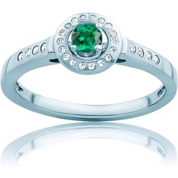 Image 1 of SAVICKI Пръстен Secret Garden: бяло злато, смарагд