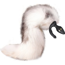 Sevanda Weasel Estim & Vibration Tail Plug White