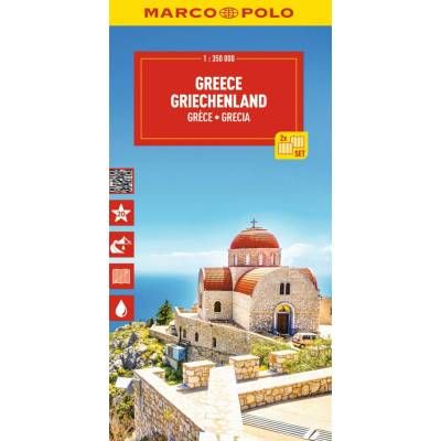Greece a Islands Marco Polo Map
