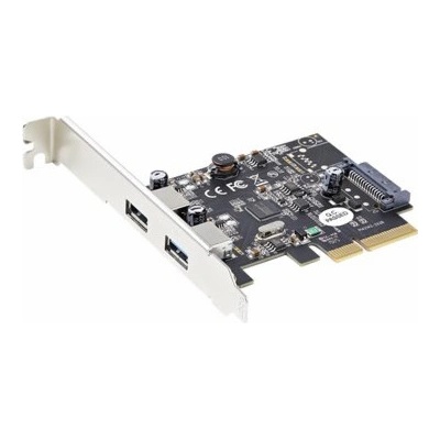 StarTech.com 2-Port USB PCIe Card 10Gbps/port - USB 3.1/3.2 Gen 2 Type-A PCI Express 3.0 x2 Host Controller Expansion Card - Windows/Linux - USB adaptér - PCIe 3.0 x4 nízký profil - USB-C 3.1 Gen 2 x – Zboží Živě