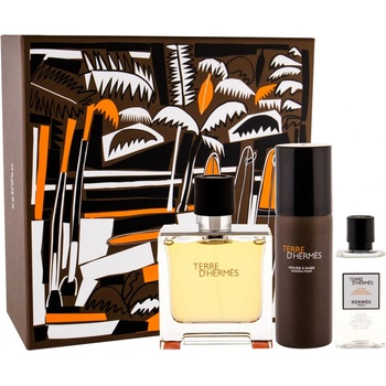 Hermés Terre D Hermés EDP 75 ml + 40 ml voda po holení + 50 ml pena na darčeková sada