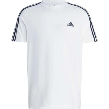 adidas T-shirt Essentials Single Jersey 3-Stripes T-shirt IC9336 bílá