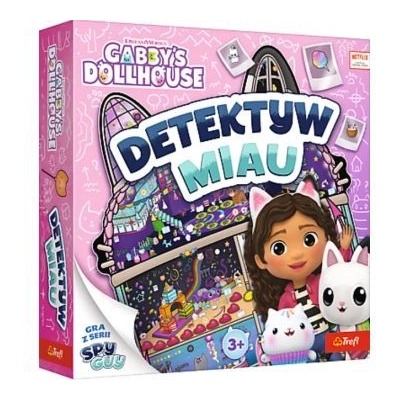 Trefl Къщичка за кукли на Gabi: Spy Guy - Detective Meow настолна игра