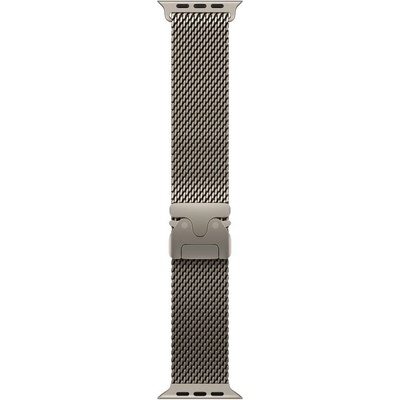 Apple Watch 49 mm milánsky ťah z prírodného titánu – Large MGHQ4ZM/A