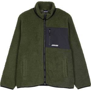 Santa Cruz Мъжко поларено яке Santa cruz Freestyle Jacket Fleece jacket - Dark Moss - размер XL (005-6465-0214)