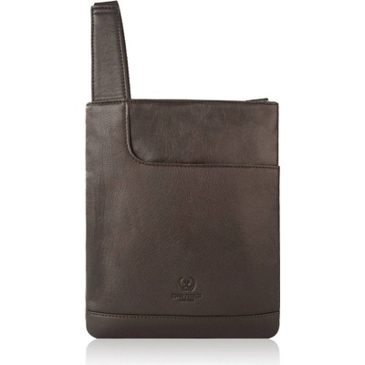 Paolo Peruzzi dámská crossbody z pravé kůže hnědá