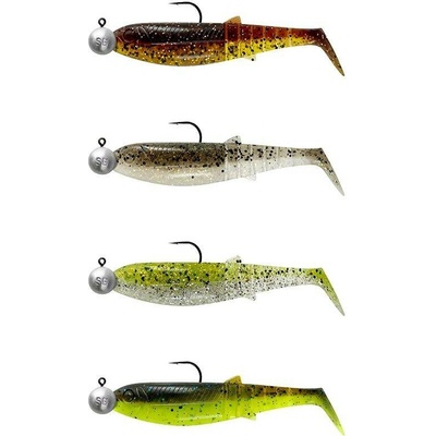 Savage Gear Gumová Nástraha Cannibal Shad Clearwater Mix Set 4ks - 8cm / 5g+7,5g – Zboží Mobilmania