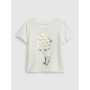 GAP Бебешка тениска Brannan Bear с печат унисекс GAP GAP | Byal | Момичешки | 50-62