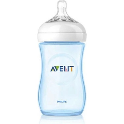 Avent SCF035/17 Natural dojčenská fľaša modrá 260 ml