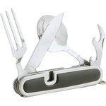 Coghlans Компактен сгъваем комплект прибори за хранене Coghlans Camper`s Knife (388252)