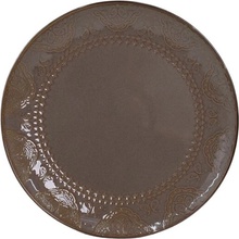 DOMOLETTI Talíř Brown arabic 26,6 cm hnědý