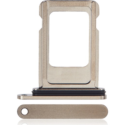 Apple iPhone 15 Pro, 15 Pro Max - SIM Slot / tray - Držiak SIM karty (Prírodný titán / Natural Titanium)