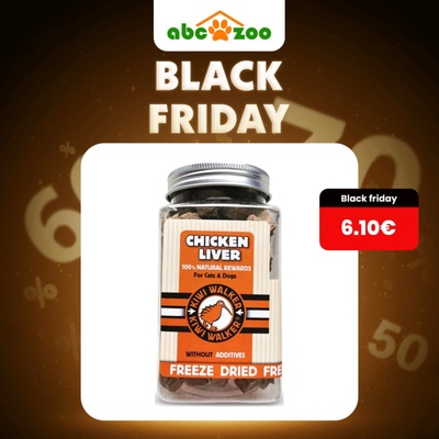 Kiwi Walker pamlsky pre psov mrazom sušená kuracia pečeň 115 g