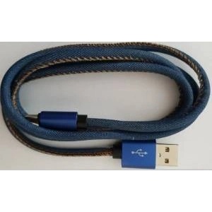 Gembird CC-USB2J-AMMBM-2M-BL Gembird micro USB 2.0 cable AM-MBM5P (metal plugs, nylon jeans braid) 2m