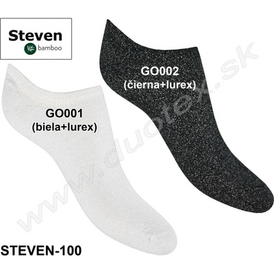 Steven Bambusové ponožky 100 GO001 biela