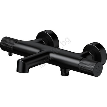 Cersanit S951-566 - Черен термостатичен смесител за вана ZEN (CS0113)