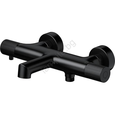 Cersanit S951-566 - Черен термостатичен смесител за вана ZEN (CS0113)
