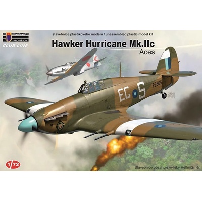 Hawker Hurricane Mk.IIc Aces CLUB LINE Kovozávody Prostějov 1:72