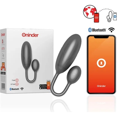 Oninder Denver Vibrating Egg Black 7 X 2.7 Cm Free App