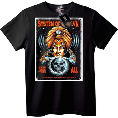 NOONEBRAND Тениска System of a Down Всевиждащо - XL, Black
