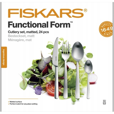 Fiskars Functional Form Souprava příborů 24 ks matné provedení 1071624