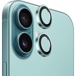 Blueo Протектор камера за iPhone 16 / iPhone 16 Plus - оригинален протектор за обектив с метална рамка - зелен
