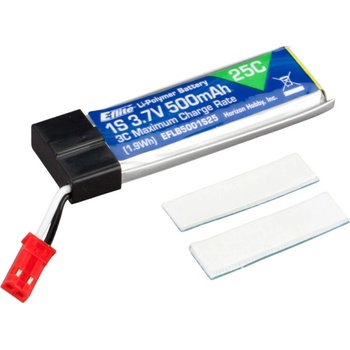 E-Flite LiPo 3.7 V 500 mAh 25C JST