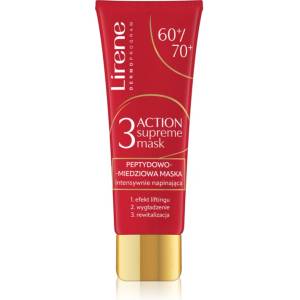 Lirene 3 Action Supreme Mask 60+ маска с лифтинг и стягащ ефект за зряла кожа 50ml